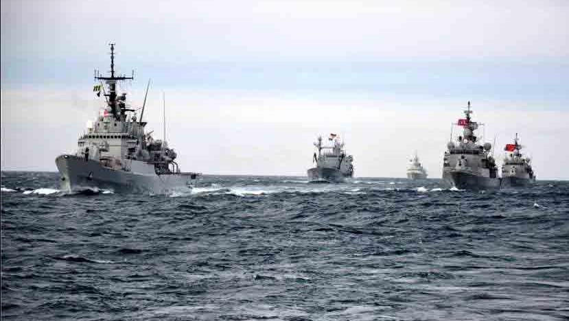 Breaking News! Forțele navale  ale Alianței Nord-Atlantice împreună cu cele ale Ucrainei, desfășoară ample manevre militare în Marea Neagră