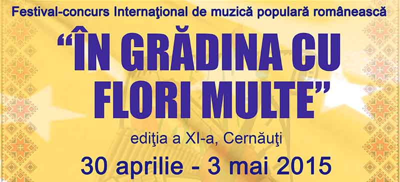 „În grădina cu flori multe” – o nouă ediție a festivalului de muzică populară românească la Cernăuți