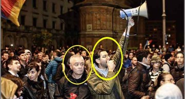 Infiltrații la protestele de la Universitate (3) …gășca lui Claudiu Crăciun și Ion Cristian Lefter