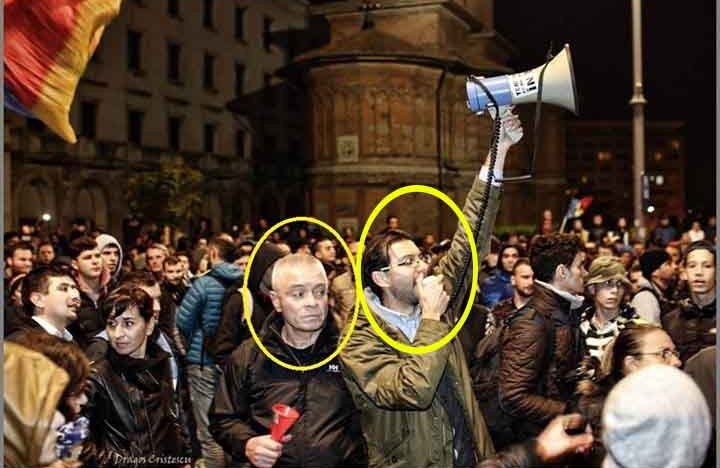 Infiltrații la protestele de la Universitate (3) …gășca lui Claudiu Crăciun și Ion Cristian Lefter