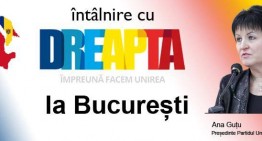Discuție la București despre actualitatea din Republica Moldova: întâlnire cu Ana Gutu, președintele Partidului unionist DREAPTA