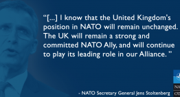 Video: Marea Britanie părăsește UE dar „va rămâne un puternic și angajat aliat NATO”