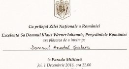 Ziua Bucovinei și Ziua Națională a României… un loc aparte în inima Șogunului (militar) al Republicii Moldova. Anatol Șalaru invitat oficial la Parada de 1 Decembrie (2016)
