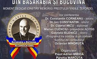 Live! Eveniment dedicat unui erou – Preot Vasile ȚEPORDEI, mărturisitor al identității și ortodoxiei românești în Basarabia