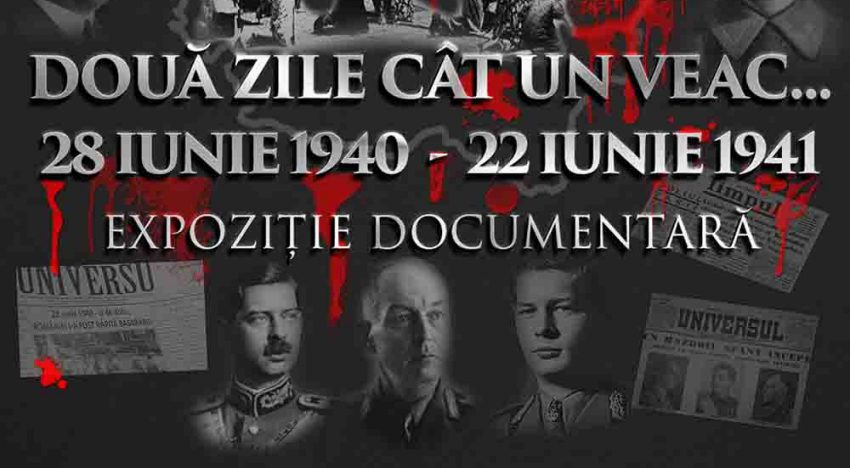Video / Conferință cu ocazia expoziției documentare de la Clubul Țăranului Român: „DOUĂ ZILE CÂT UN VEAC… 28 IUNIE 1940 – 22 IUNIE 1941”