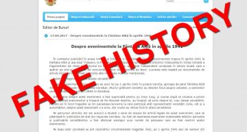 Diplomație blamată! În spiritul „Fake News”, un „Fake History – Fântâna Albă 1941” debitat de Ambasada Federației Ruse la București