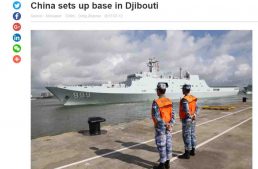 China își deschide prima bază militară lângă Africa la Djibouti, unde se află un important post de ascultare al unei superputeri pentru lumea arabă