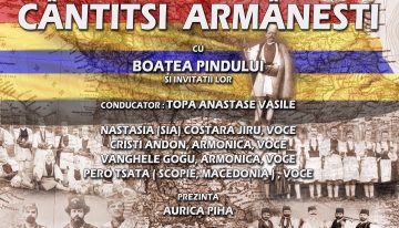 Actualizare video / Întâlnire cu muzica aromânilor de la sud de Dunăre la Clubul Țăranului Român