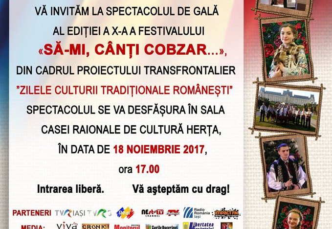 De Ziua Națională a României, în Herța, regiunea Cernăuți (Ucraina) „Zilelel Culturii Tradiționale Românești”