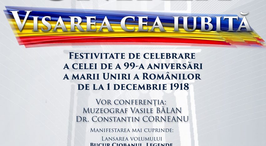 Video: Unirea, visarea cea iubită – conferință dedicată celei de-a 99-a aniversări a Marii Uniri din 1 Decembrie 1918 la București