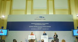 Conferință de presă a Înaltului Reprezentant al Uniunii Europene pentru afaceri externe și politica de securitate, Federica Mogherini, şi a ministrului afacerilor externe, Teodor Meleșcanu