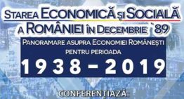 Video: Petre Roman despre„Starea economică și socială a României în Decembrie ’89. Panoramare asupra economiei românești pentru perioada 1938 – 2019”