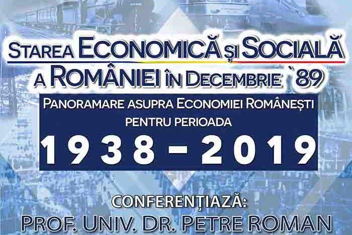 Video: Petre Roman despre„Starea economică și socială a României în Decembrie ’89. Panoramare asupra economiei românești pentru perioada 1938 – 2019”