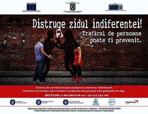 Participarea subsecretarului de stat Victor Ionescu la campania „Distruge Zidul Indiferenței !”