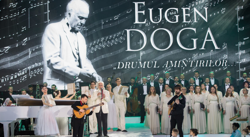 Chișinău: Spectacolul compozitorului Eugen Doga „Drumul Amintirilor”, a reunit iubitori de cultură, prieteni, colegi de breaslă, artiști din Republica Moldova și România.