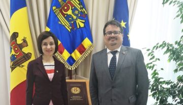 Prim-ministrul Republicii Moldova, Maia Sandu s-a întâlnit cu șeful Delegației Uniunii Europene la Chișinău, Peter Michalko