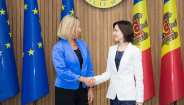 Înaltul Reprezentant UE, Federica Mogherini, la Chișinău: „Vedem schimbări pozitive în Republica Moldova”